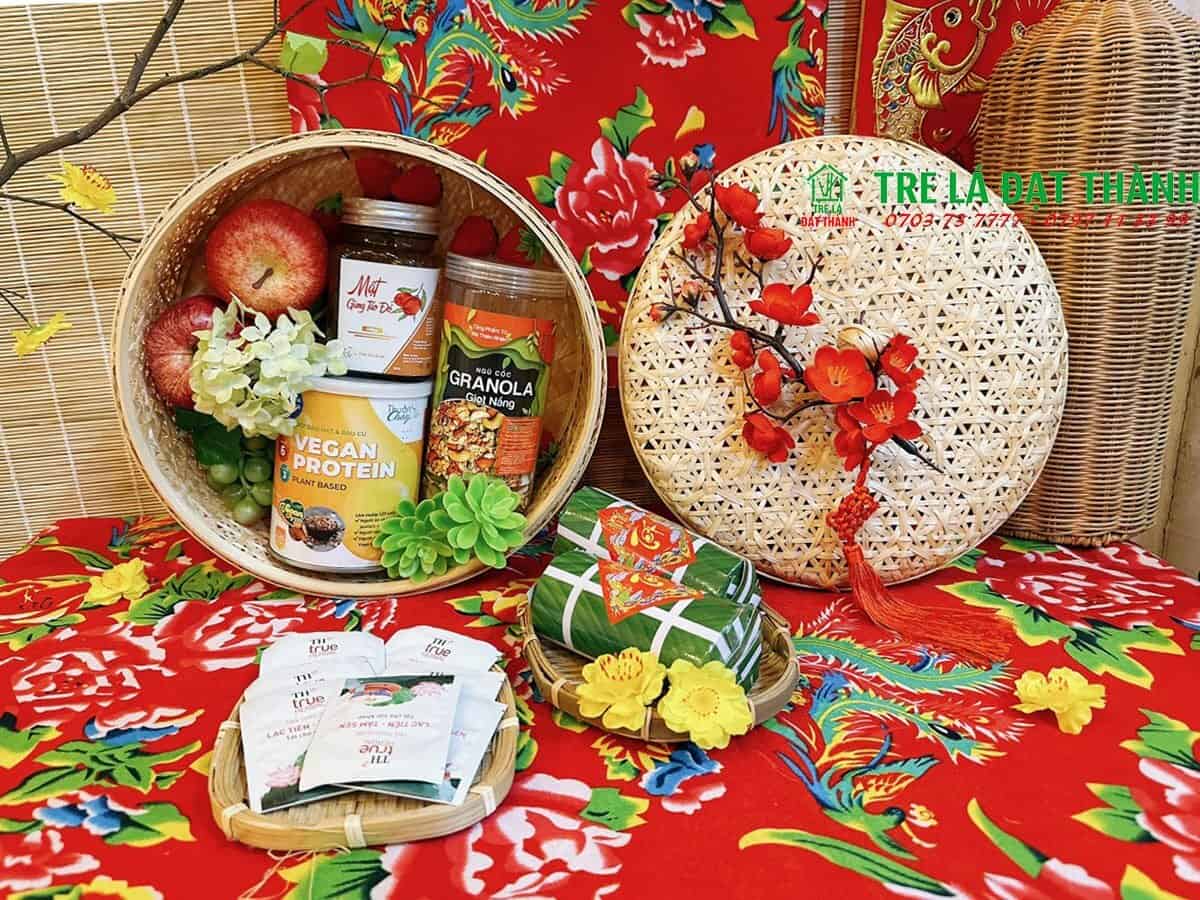 Hộp Quà Mây Tre Đan - HQMTD031